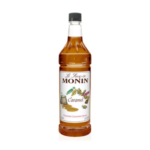 Monin Caramel Syrup, 1L Bottles