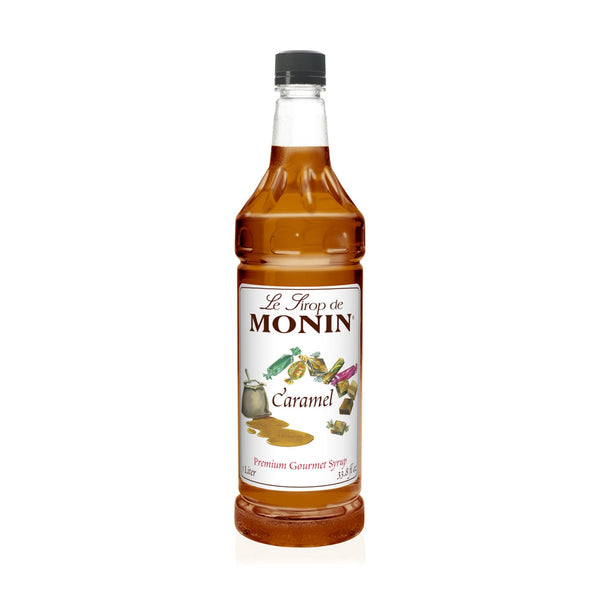 Monin Caramel Syrup, 1L Bottles