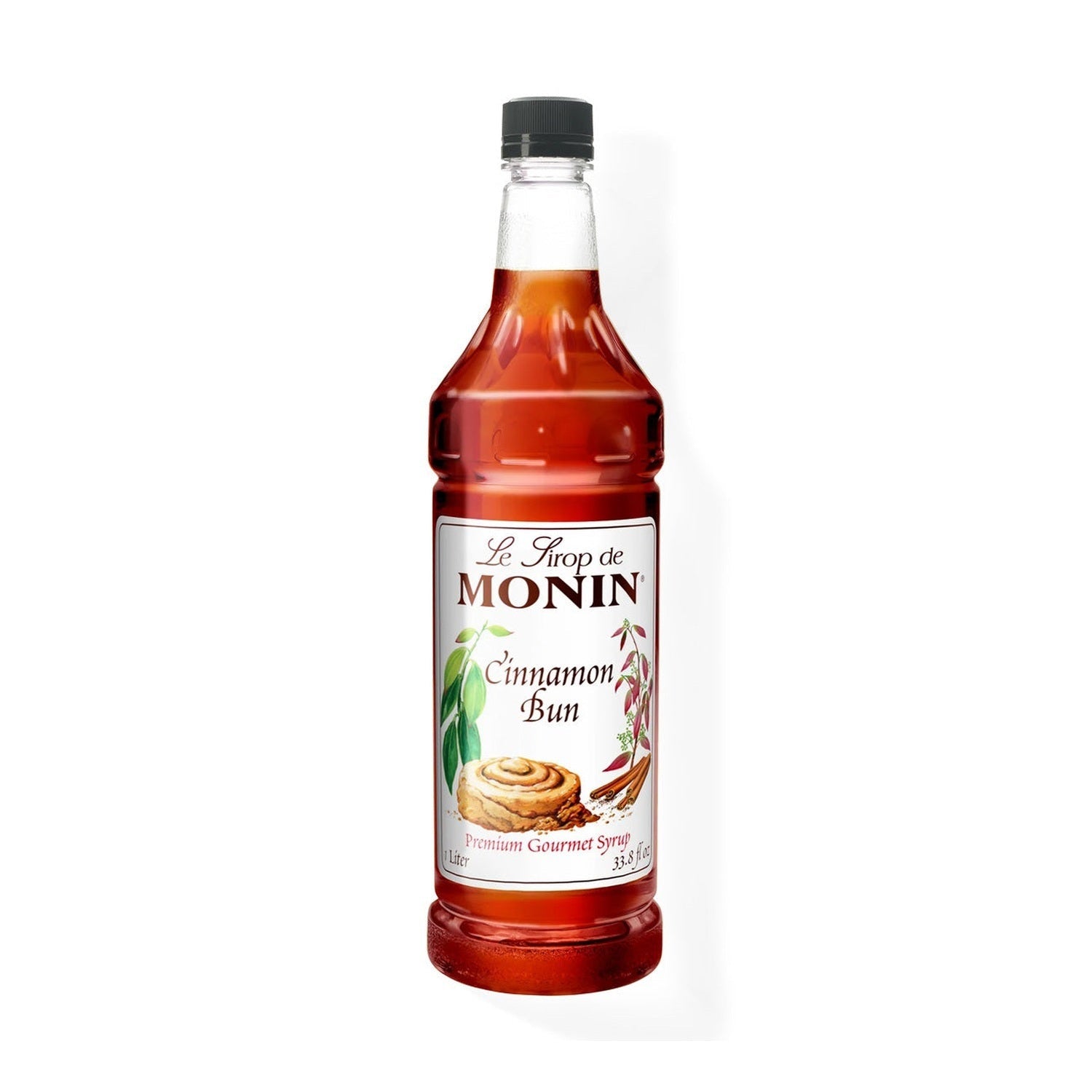 Monin Cinnamon Bun Syrup, 1L Bottle