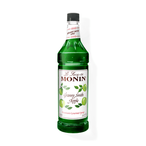 Monin Classic Granny Smith Apple Syrup, 1L Bottle