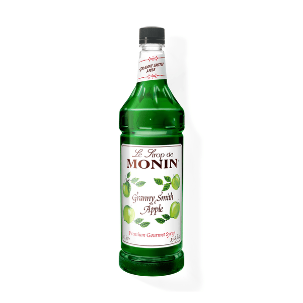 Monin Classic Granny Smith Apple Syrup, 1L Bottle