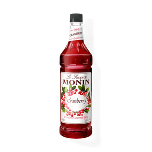 Monin Cranberry Syrup, 1L Bottle