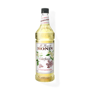 Monin Elderflower Syrup, 1L Bottle