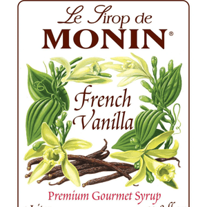 Monin French Vanilla Syrup, 1L Bottle