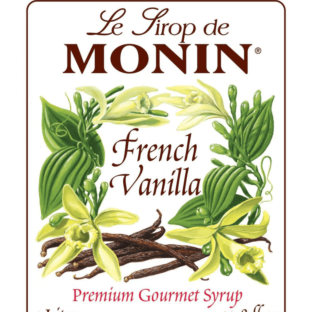 Monin French Vanilla Syrup, 1L Bottle