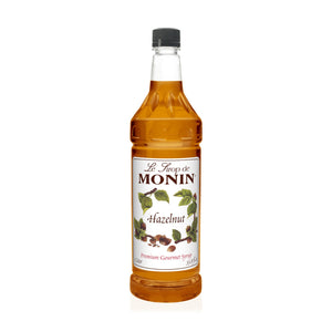 Monin Hazelnut Syrup, 1L Bottles