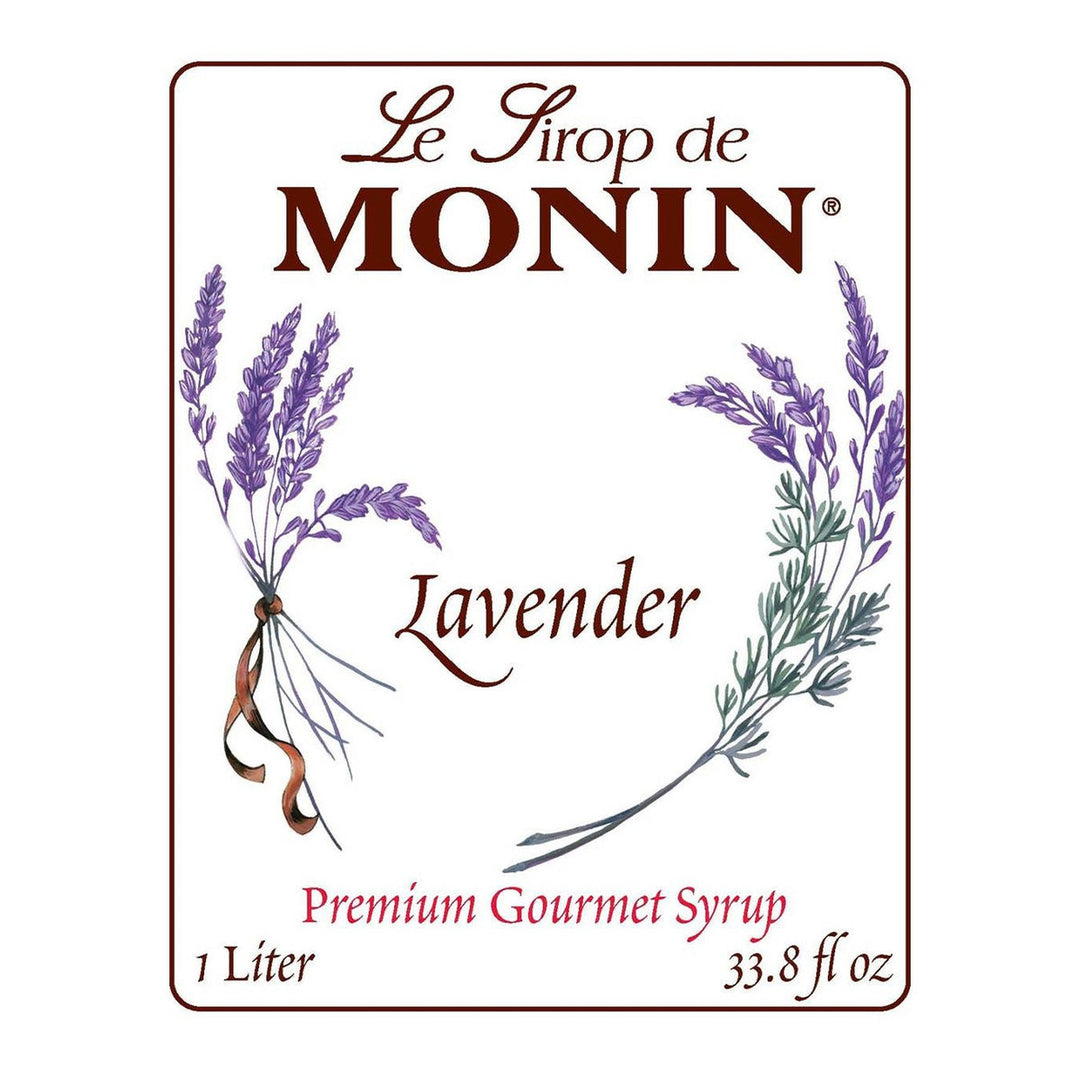 Monin Lavender Syrup, 1L Bottle