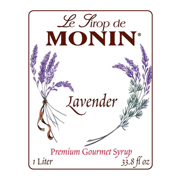 Monin Lavender Syrup, 1L Bottle