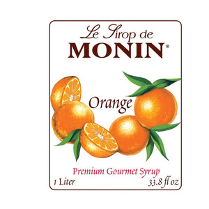 Monin Orange Syrup, 1L Bottle