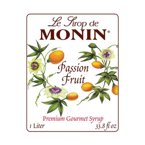 Monin Passion Fruit Syrup, 1L Bottle