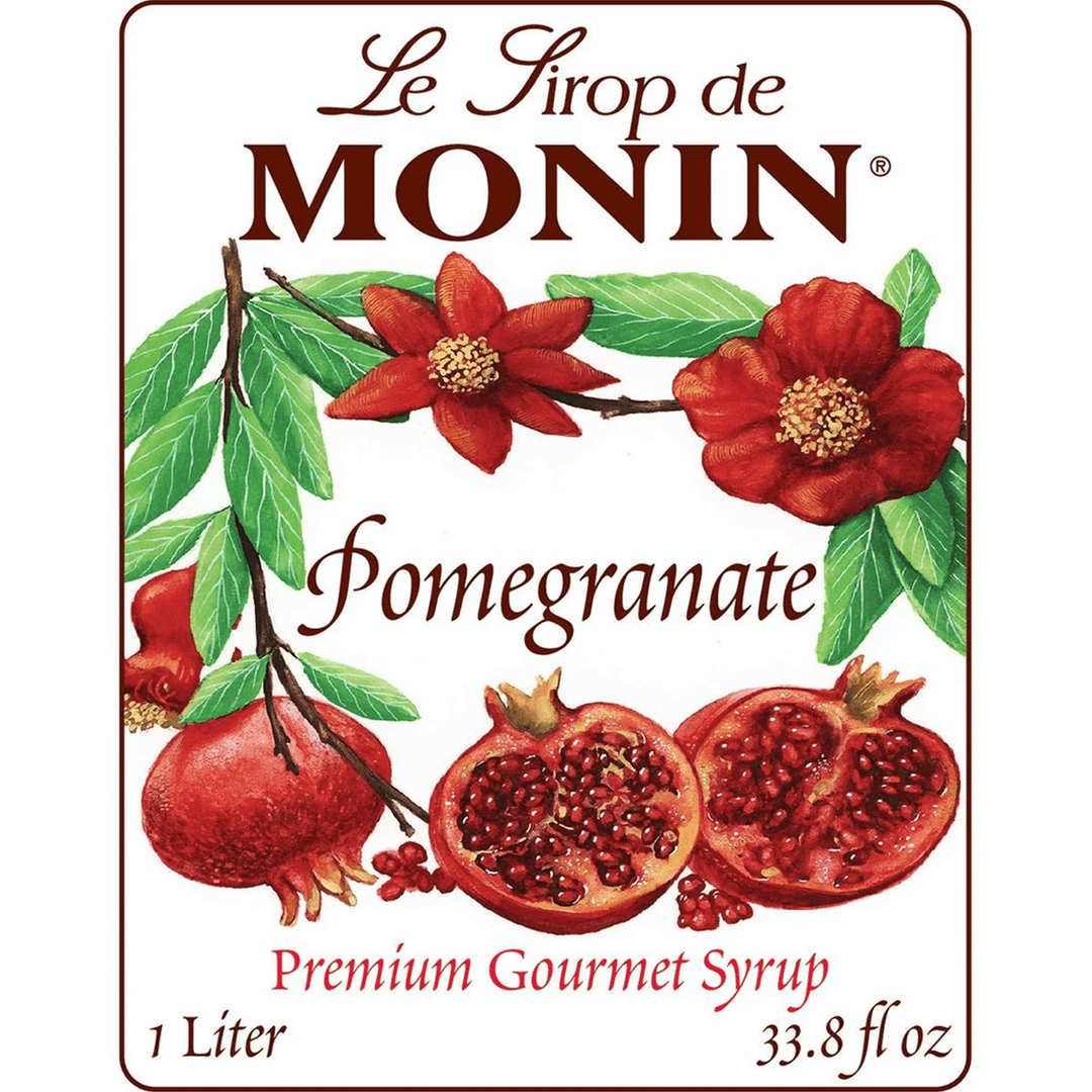 Monin Pomegranate Syrup, 1L Bottle