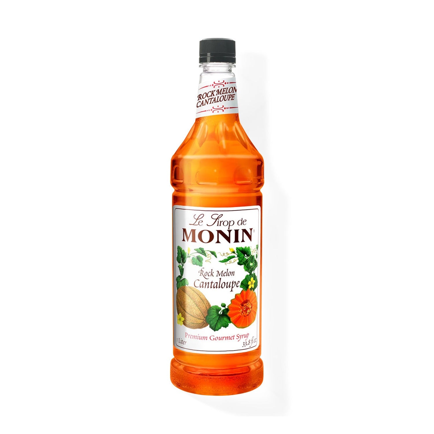 Monin Rock Melon Cantaloupe Syrup, 1L Bottle