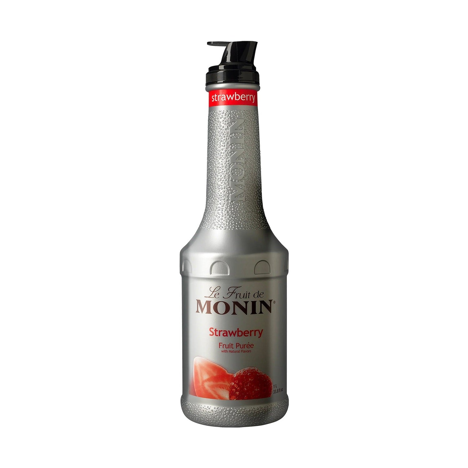 Monin Strawberry Fruit Purée, 1L Bottle