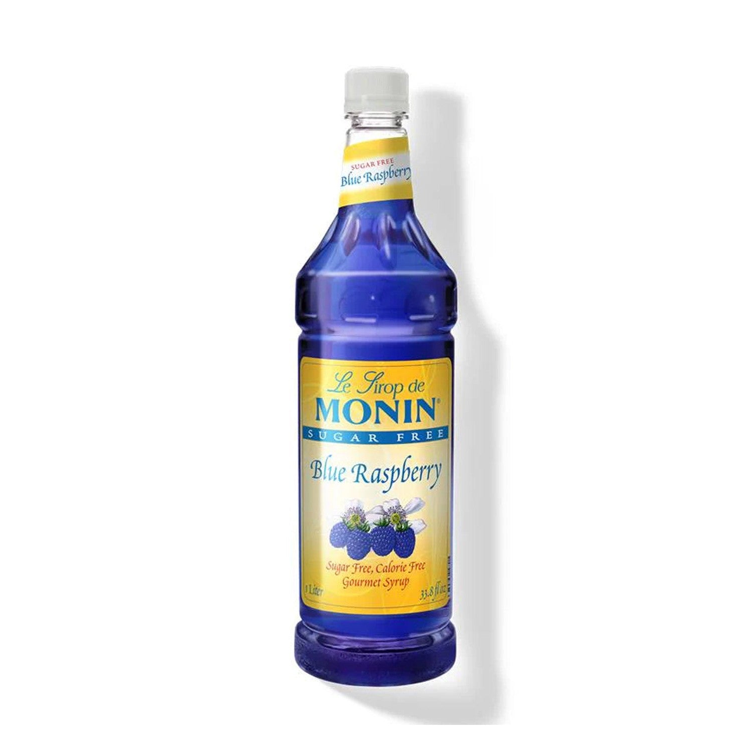 Monin Sugar Free Blue Raspberry Syrup, 1L Bottle