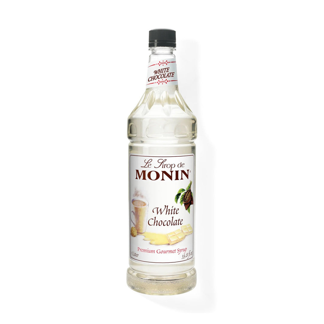 Monin White Chocolate Syrup, 1L Bottle