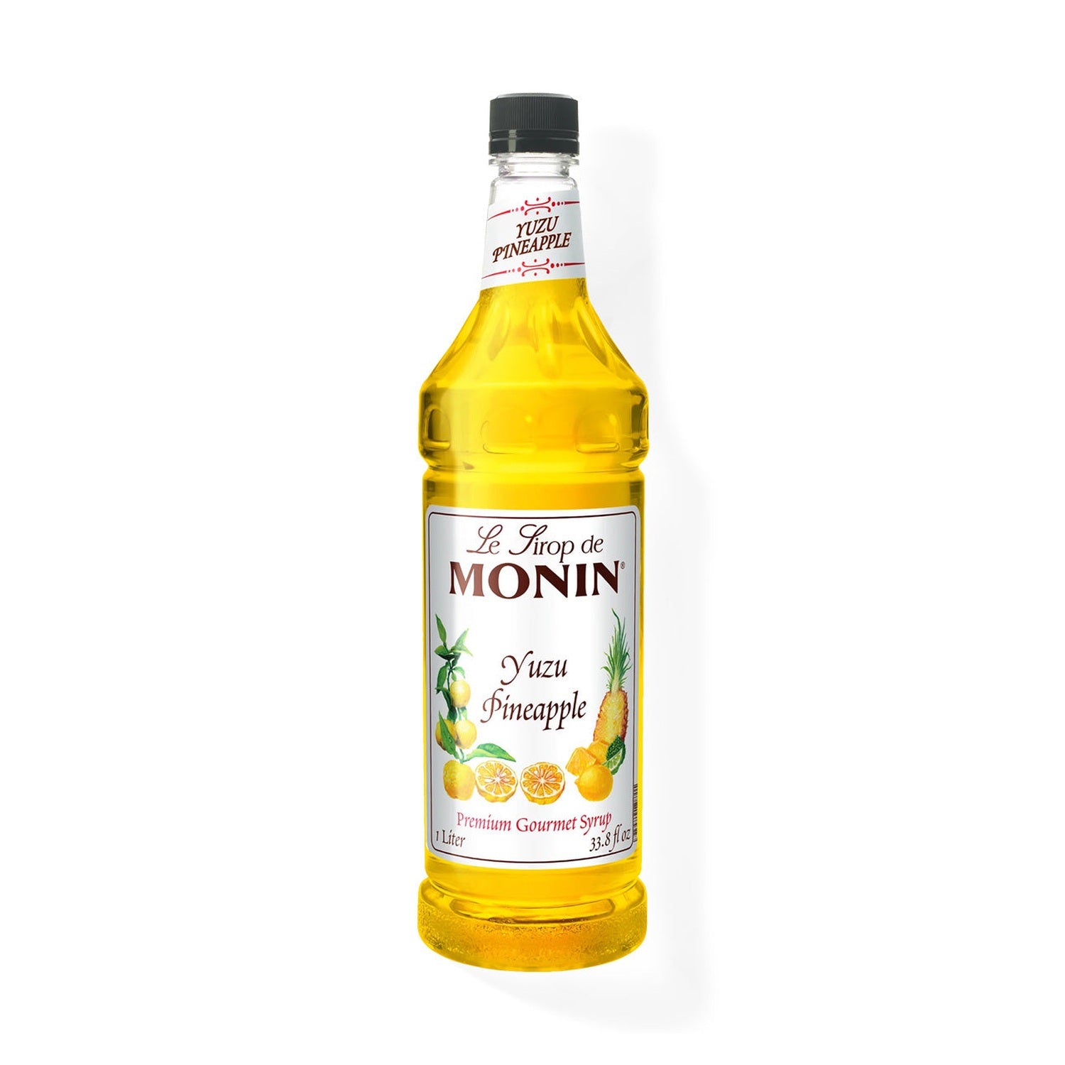 Monin Yuzu Pineapple Syrup, 1L Bottle