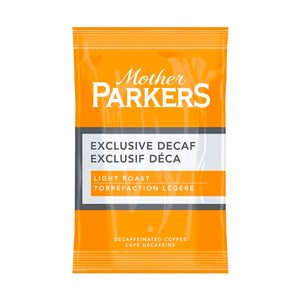 Mother Parkers Exclusive Blend Decaf Coffee, 64 Packets
