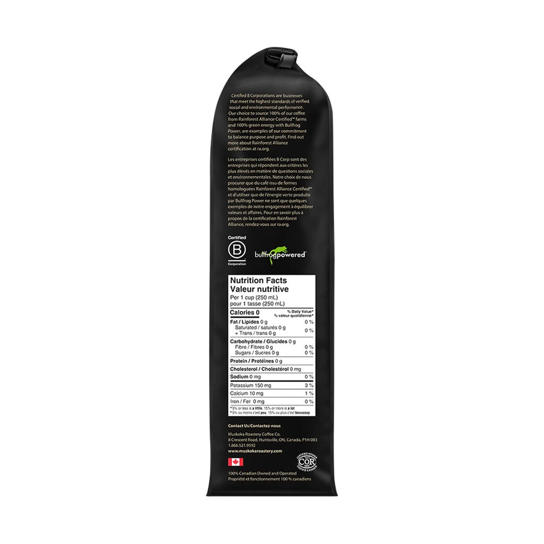 Muskoka Roastery Coffee Co. Howling Wolf Whole Bean Coffee, 454g