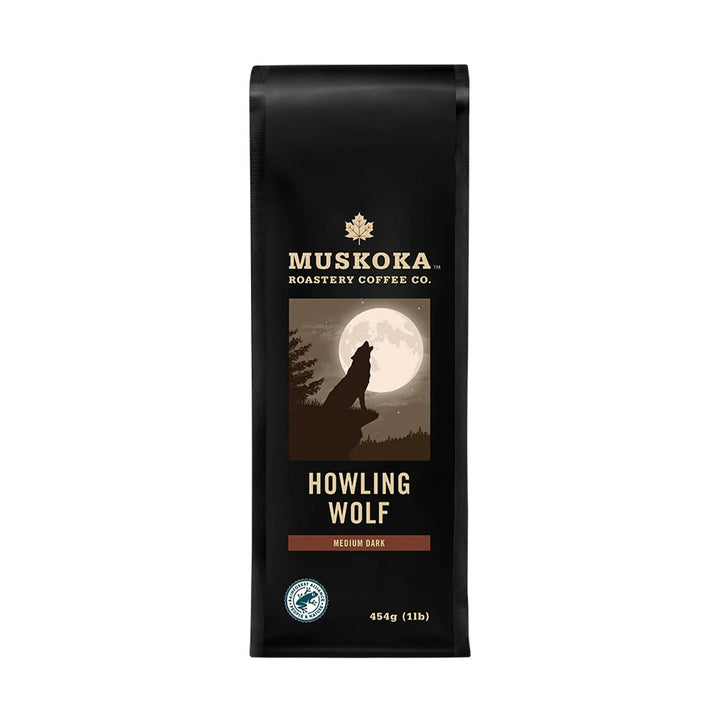 Muskoka Roastery Coffee Co. Howling Wolf Whole Bean Coffee, 454g