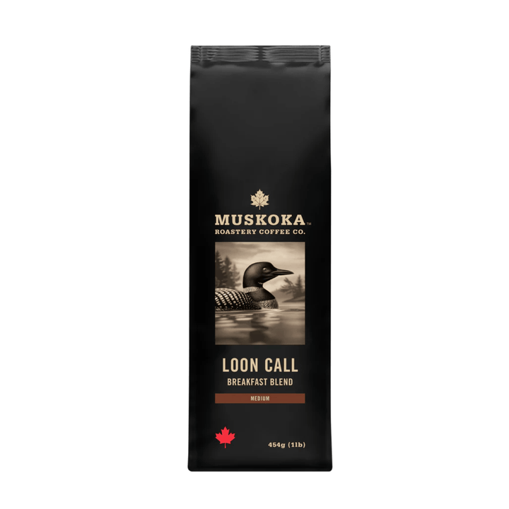 Muskoka Roastery Coffee Co. Loon Call Whole Bean Coffee, 454g
