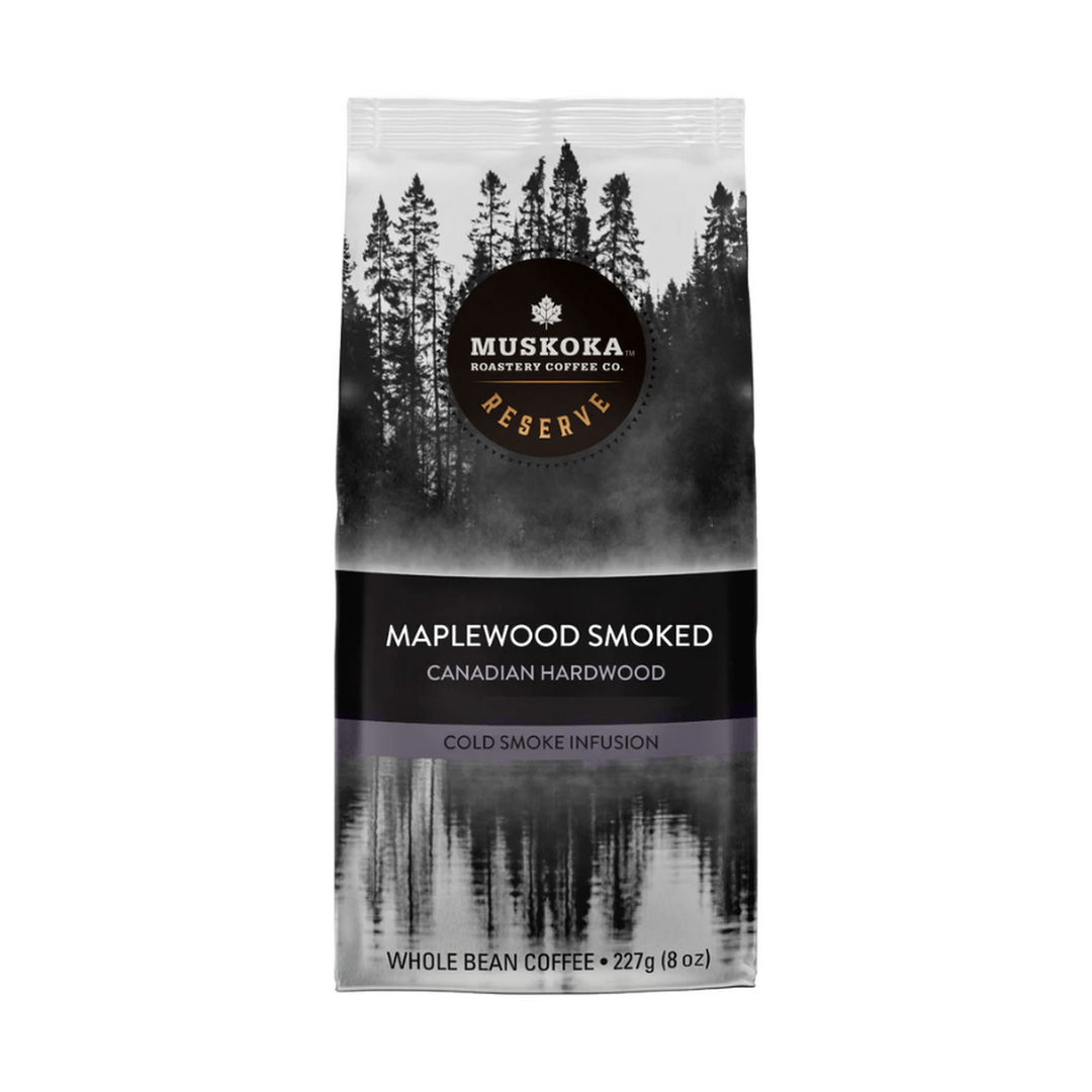 Muskoka Roastery Coffee Co. Maplewood Smoked Whole Bean Coffee, 227g