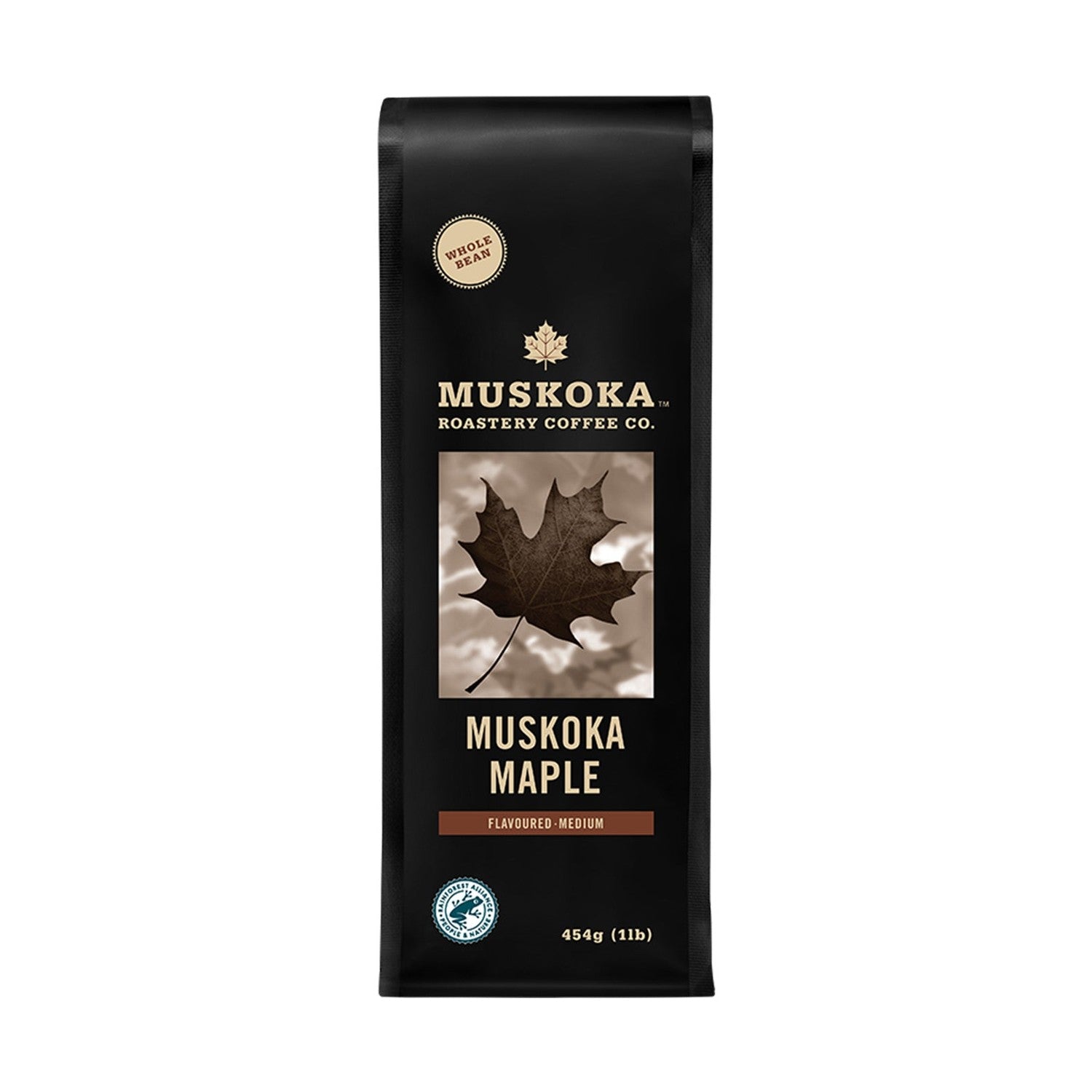 Muskoka Roastery Coffee Co. Muskoka Maple Whole Bean Coffee 454 g