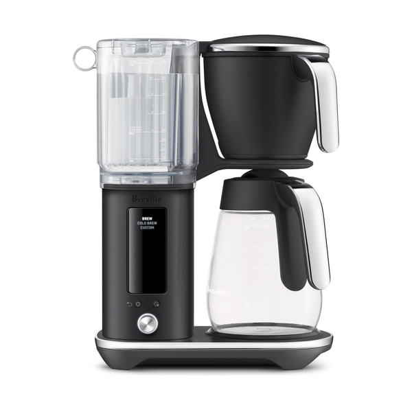 OPEN BOX | Breville Luxe Precision Brewer Black Truffle, Glass Carafe #BDC415BTR1BNA1