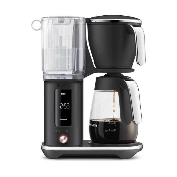 OPEN BOX | Breville Luxe Precision Brewer Black Truffle, Glass Carafe #BDC415BTR1BNA1