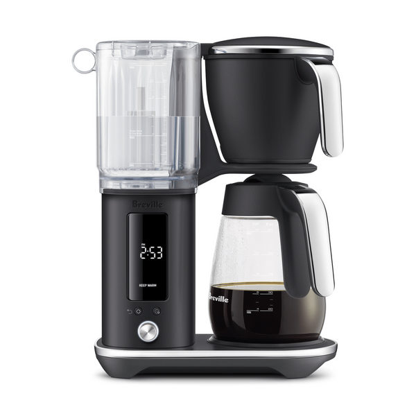 OPEN BOX | Breville Luxe Precision Brewer Black Truffle, Glass Carafe #BDC415BTR1BNA1