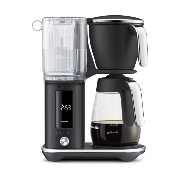 OPEN BOX | Breville Luxe Precision Brewer Black Truffle, Glass Carafe #BDC415BTR1BNA1