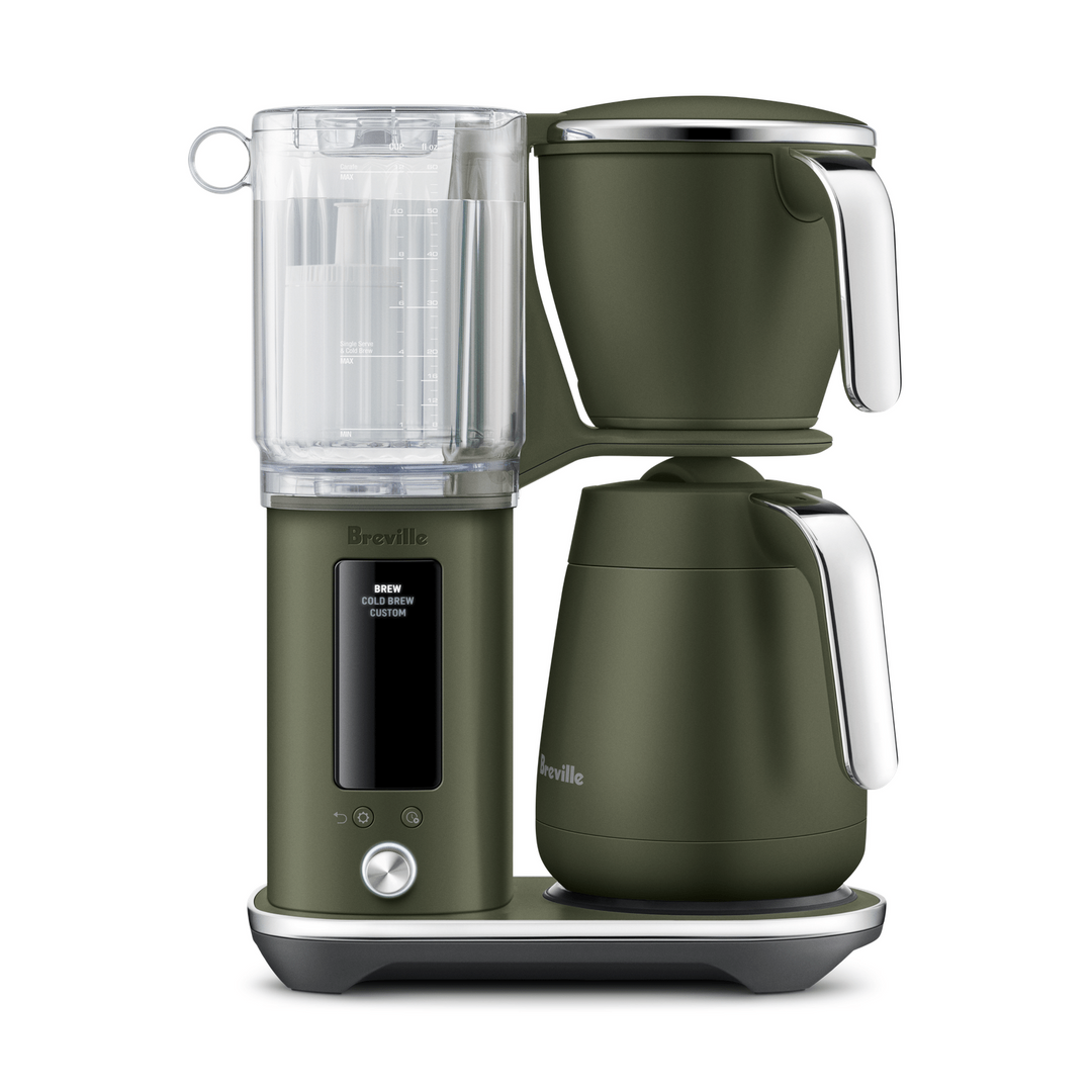 Breville Luxe Precision Brewer Olive Tapanade, Thermal Carafe, 