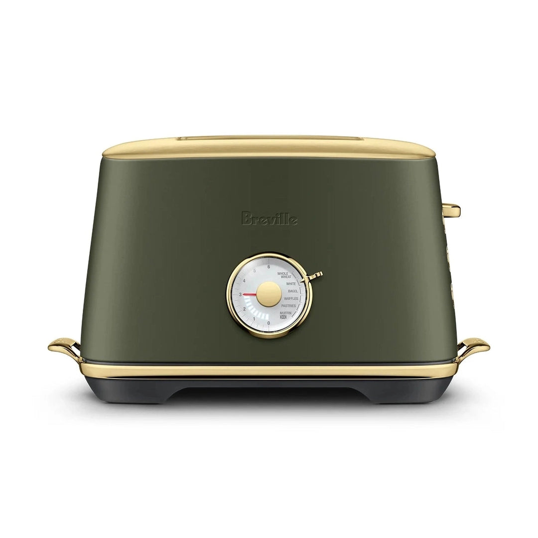 Breville The Toast Select Luxe Toaster, Olive Tapenade Brass 