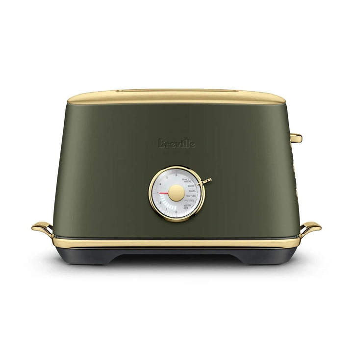 Breville The Toast Select Luxe Toaster, Olive Tapenade Brass 