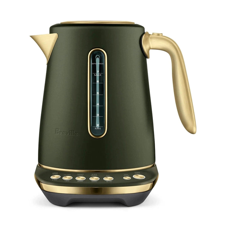 OPEN BOX | Breville the Smart Kettle Luxe, Olive Tapenade Brass 