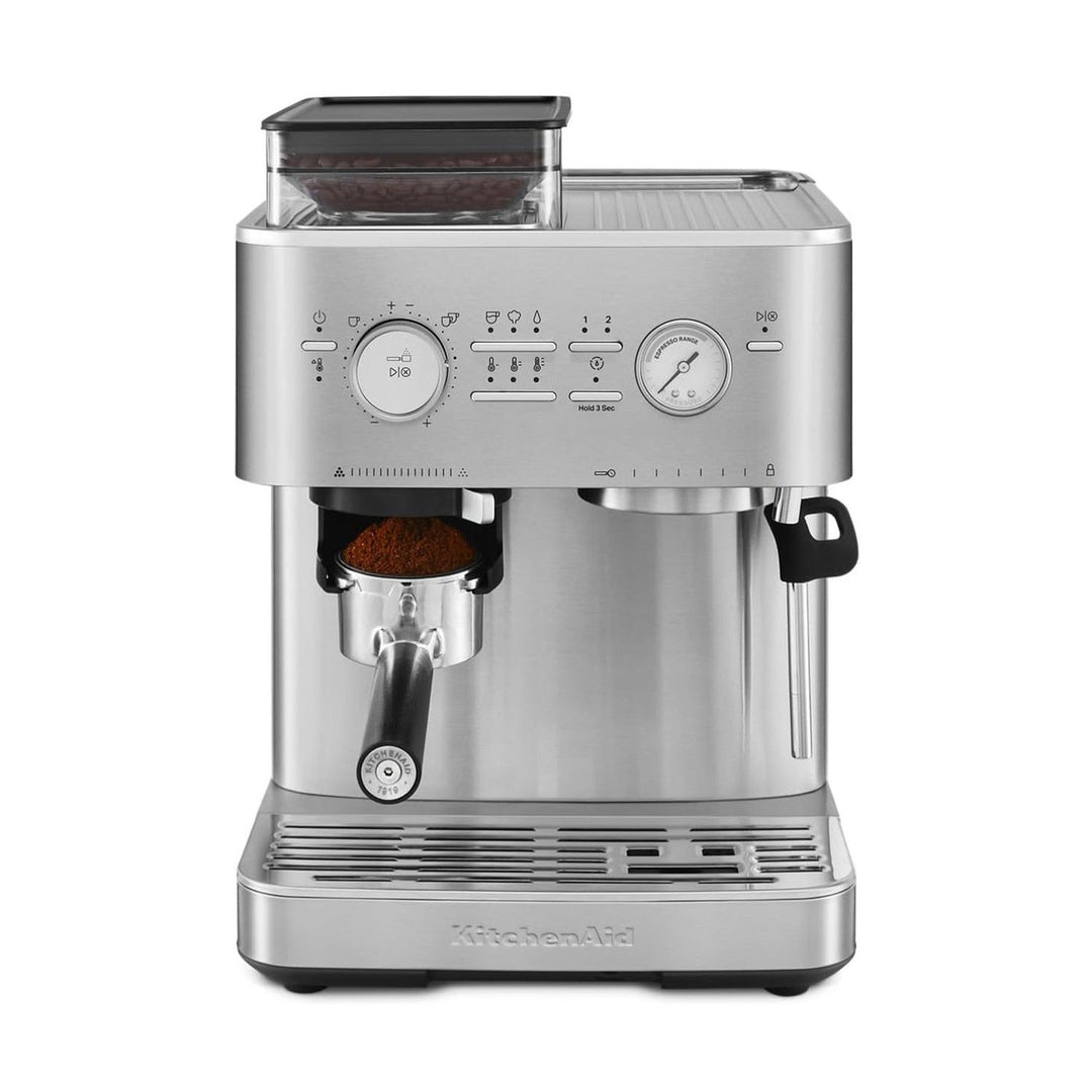 OPEN BOX | KitchenAid Semi-Automatic Espresso Machine, Brushed Stainless Steel 