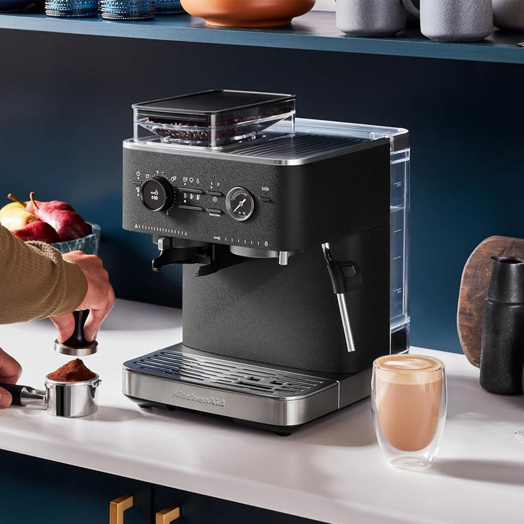 KitchenAid Semi-Automatic Espresso Machine, Black 