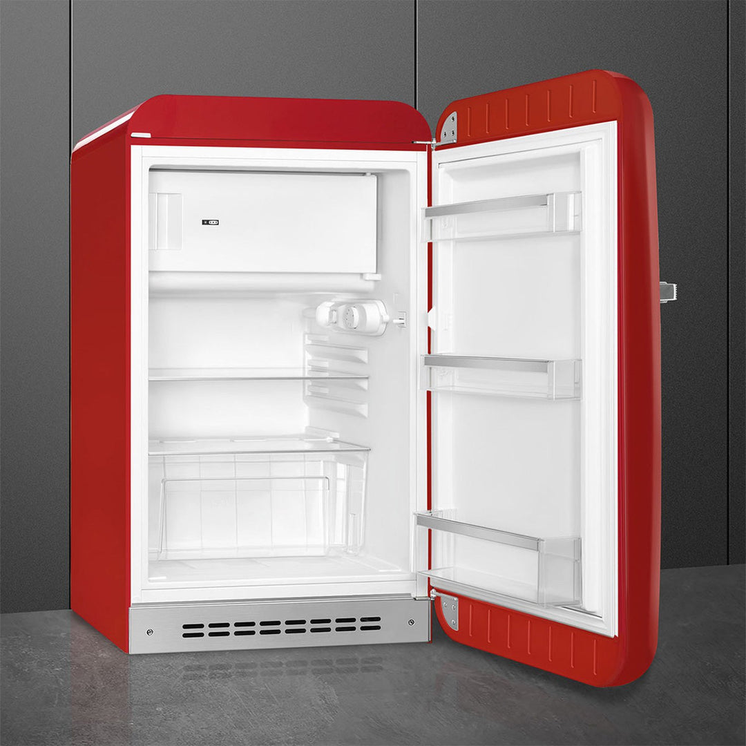 OPEN BOX | SMEG FAB10 Retro Right Hand Mini Fridge, Red 