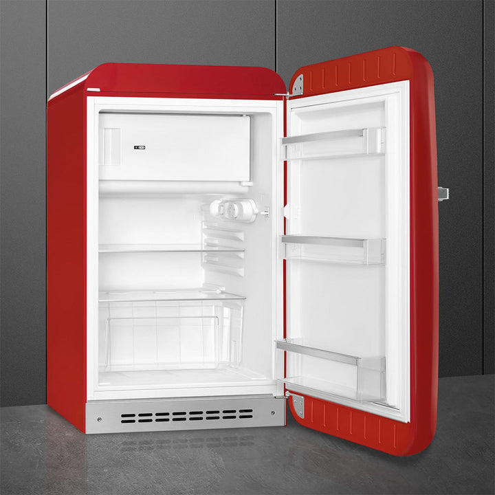 OPEN BOX | SMEG FAB10 Retro Right Hand Mini Fridge, Red 