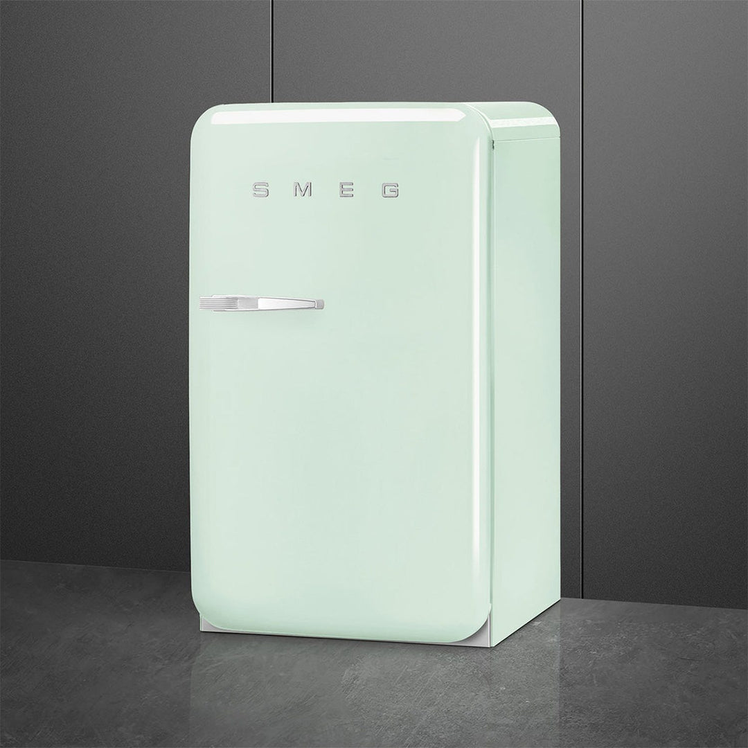 OPEN BOX | SMEG FAB10 Retro Right Hand Mini Fridge, Pastel Green 