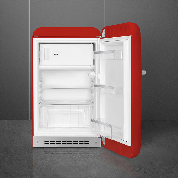 OPEN BOX | SMEG FAB10 Retro Right Hand Mini Fridge, Red 