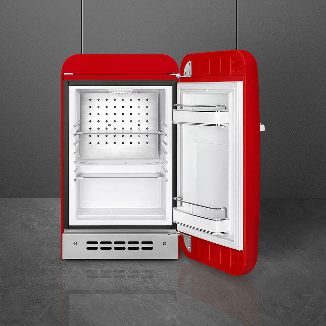 OPEN BOX | SMEG FAB5 Retro Right Hand Mini Fridge, Red 