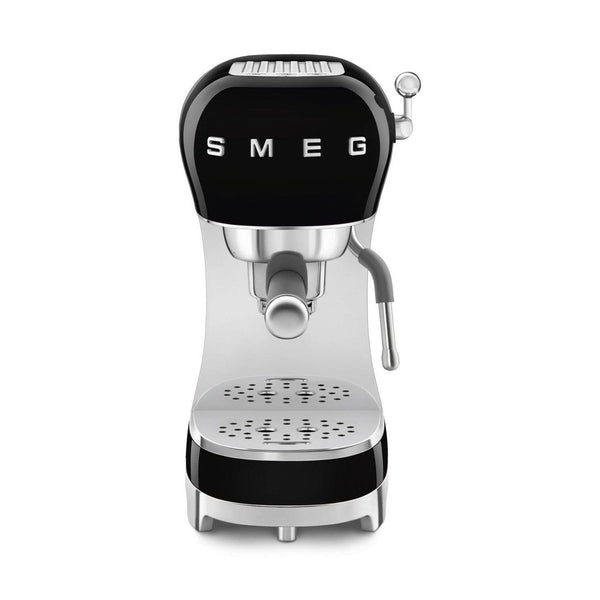 OPEN BOX | Smeg Manual Espresso Coffee Machine #ECF02BLUS - Black