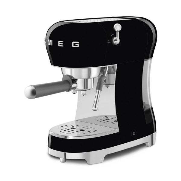 OPEN BOX | Smeg Manual Espresso Coffee Machine #ECF02BLUS - Black