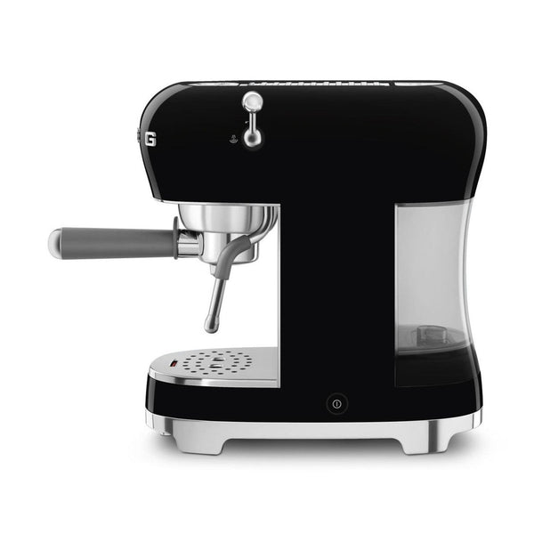 OPEN BOX | Smeg Manual Espresso Coffee Machine #ECF02BLUS - Black