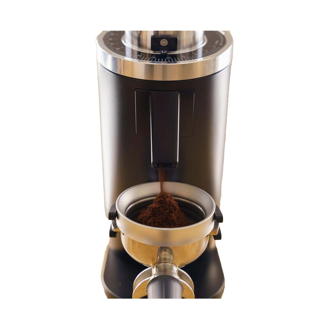 Turin DF54 V3 Single Dose Coffee Grinder with Red Titanium Burrs, Black