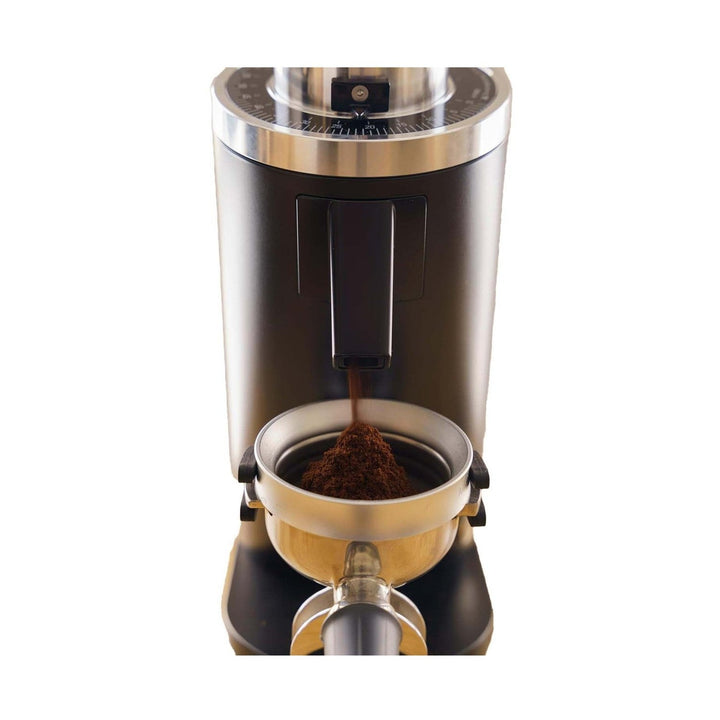 Turin DF54 V3 Single Dose Coffee Grinder with Red Titanium Burrs, Black