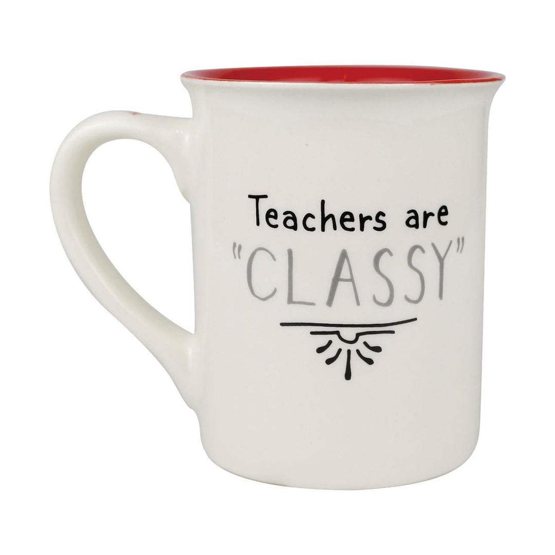 Our Name is Mud Teacher Apple Mug, 16 oz.