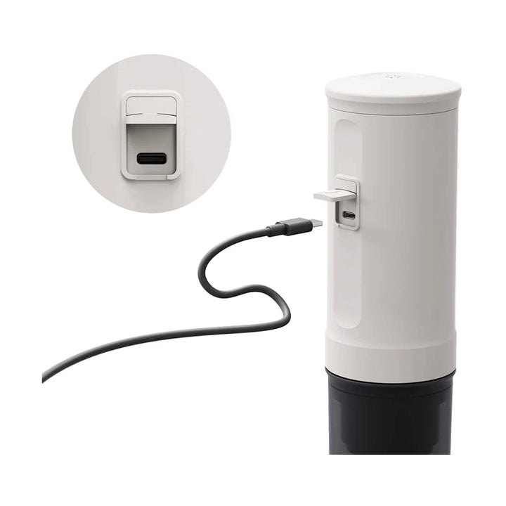 OutIn Nano Portable Electric Espresso Machine, Pearl White