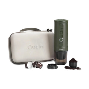 OutIn Nano Portable Electric Espro Travel Kit, Forest Green