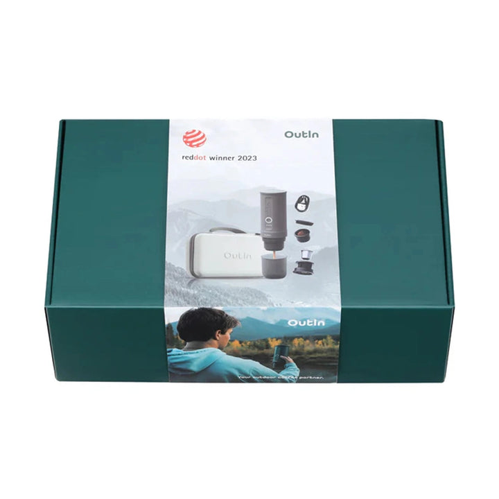 OutIn Nano Portable Electric Espro Travel Kit, Forest Green